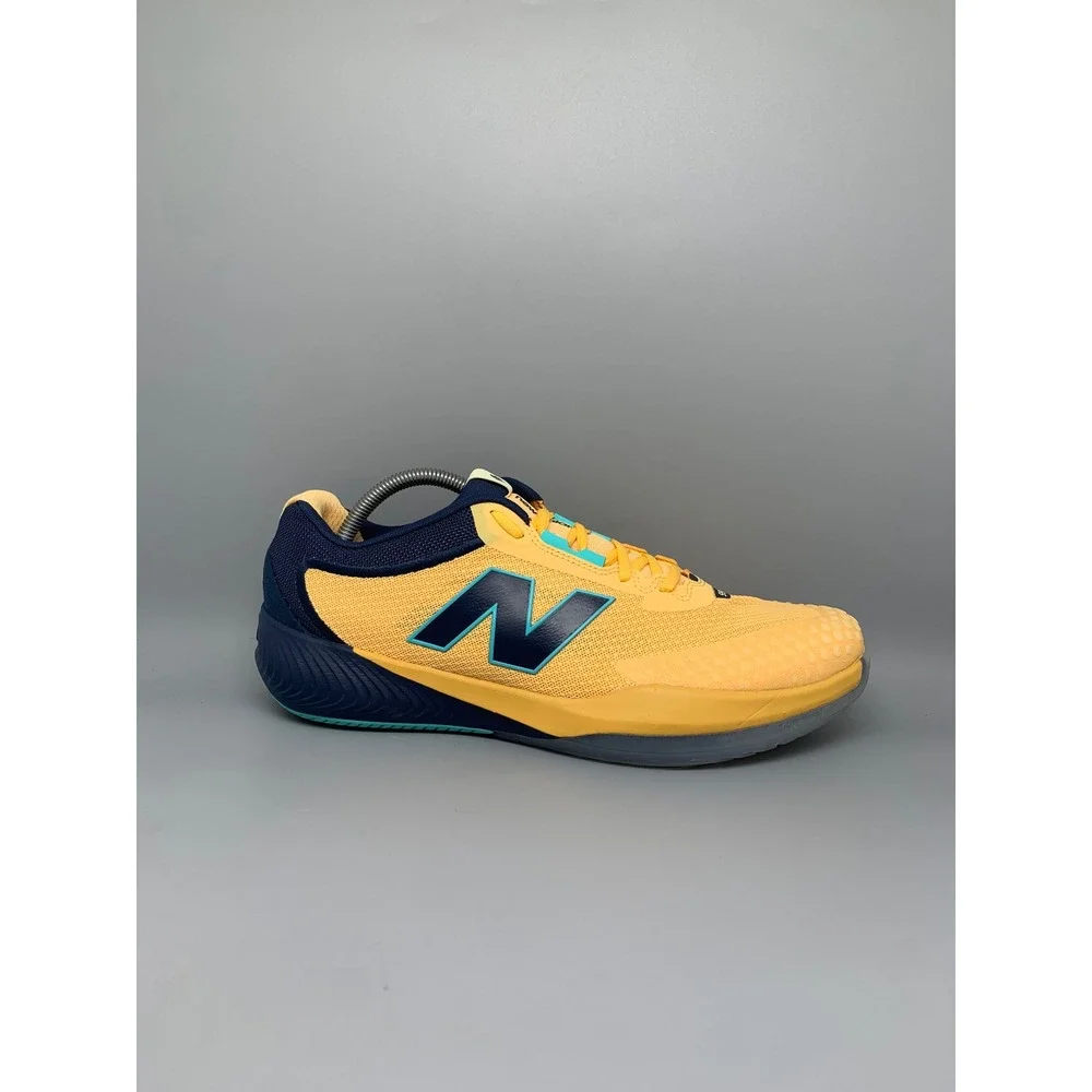New Balance FuelCell 996v6 Yellow Navy Tennis Shoes MCH996I6 Men's Sz 10.5